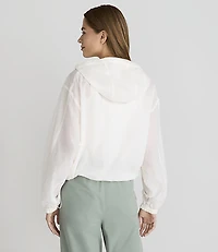 Petite Lou & Grey Sheer Zip Jacket