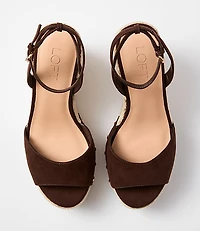 Ankle Strap Wedge Espadrille Sandals