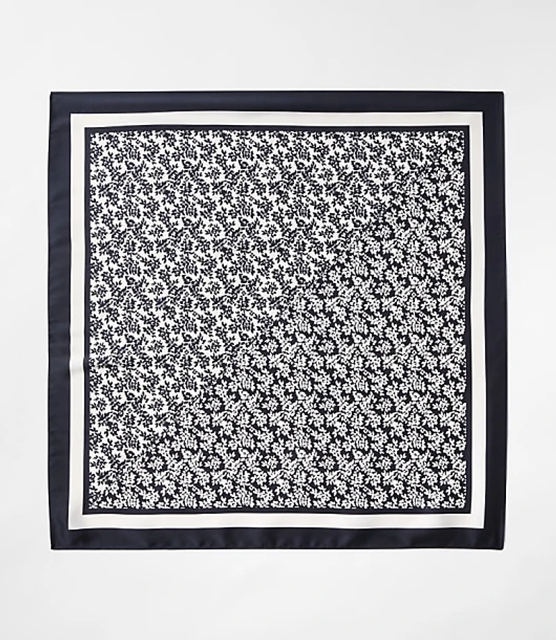 Floral Cluster Square Scarf