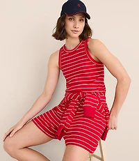 Petite Lou & Grey Striped Terrysoft Tank Top