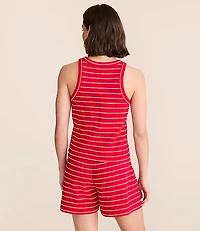 Petite Lou & Grey Striped Terrysoft Tank Top