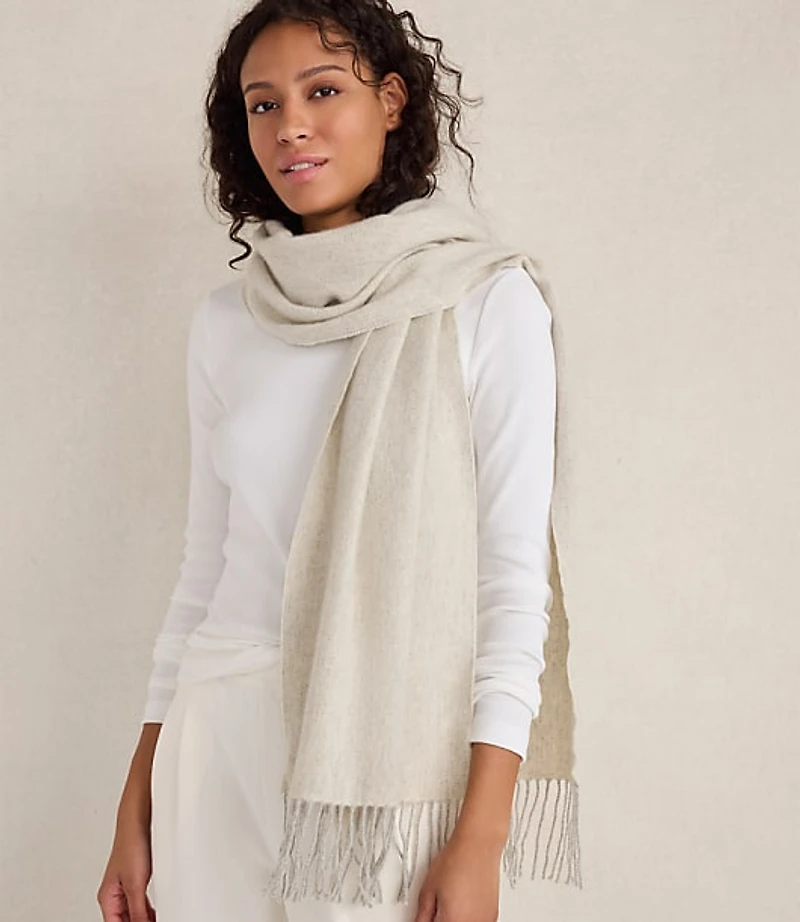 Haven Well Within Organic Cotton Blend Fair Isle Scarf