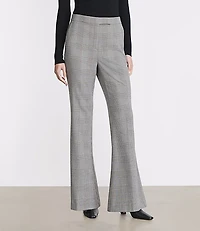LOFT Versa Plaid Seasonless Stretch Flare Pants