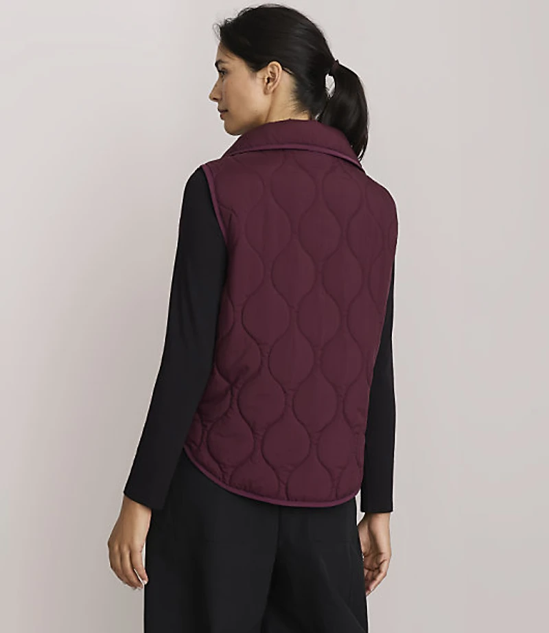 Lou & Grey Quilted Pocket Vest