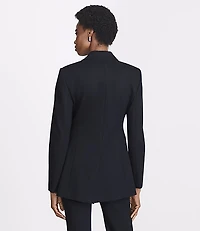 LOFT Versa Ponte Deluxe Seamed Waist Blazer