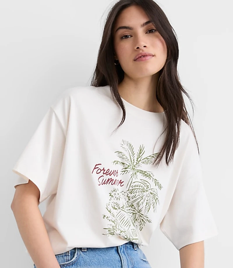 Forever Summer Oversized Jersey Tee