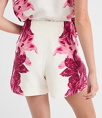 Side Zip Shorts Lily Linen Blend