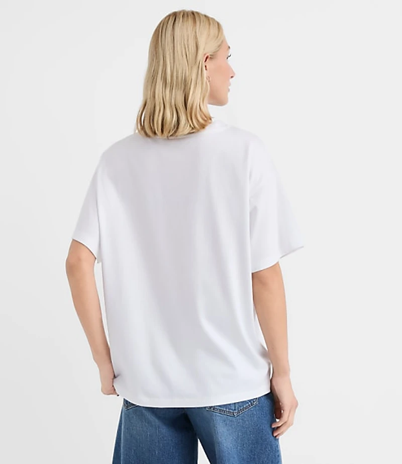 Soleil Oversized Jersey Modern Tee