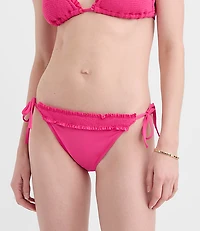 LOFT Beach Smocked Side Tie Bikini Bottom