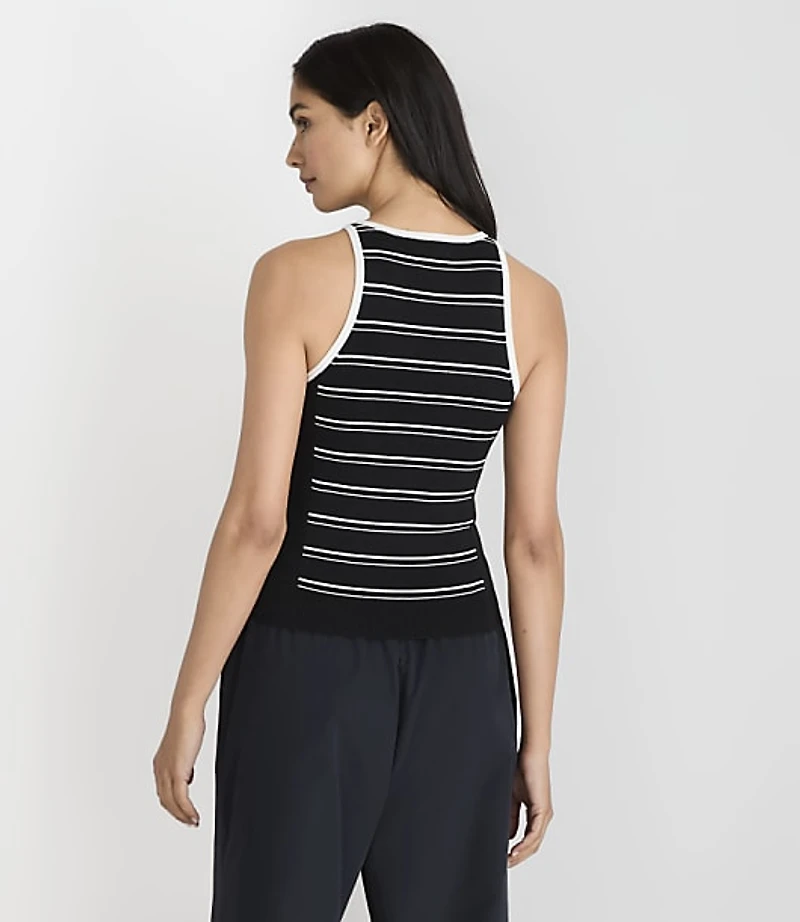 Lou & Grey Striped Sweater Tank Top