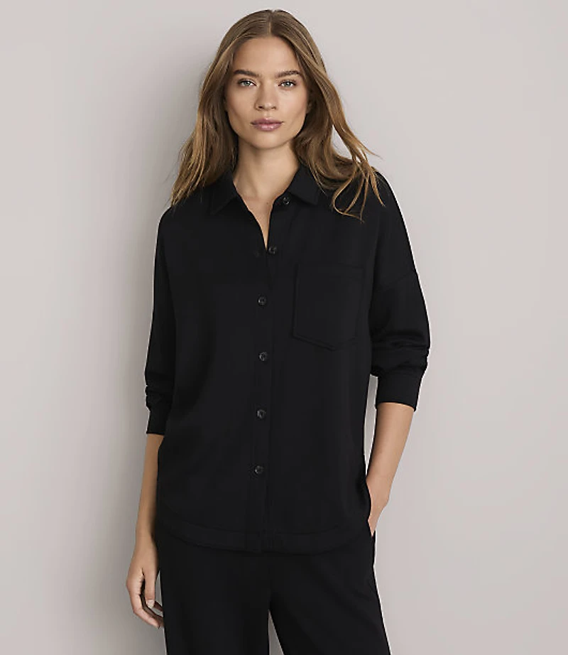 Lou & Grey Scubasoft Oversized Pocket Shirt