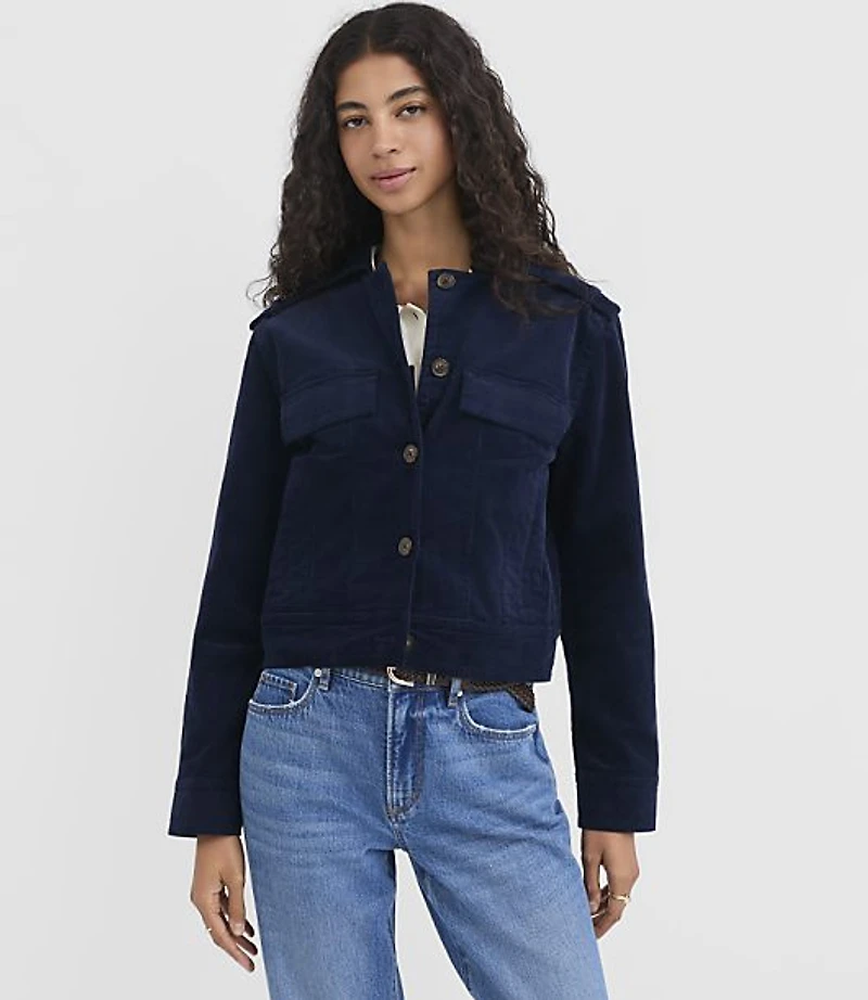 Brushed Corduroy Cadet Jacket