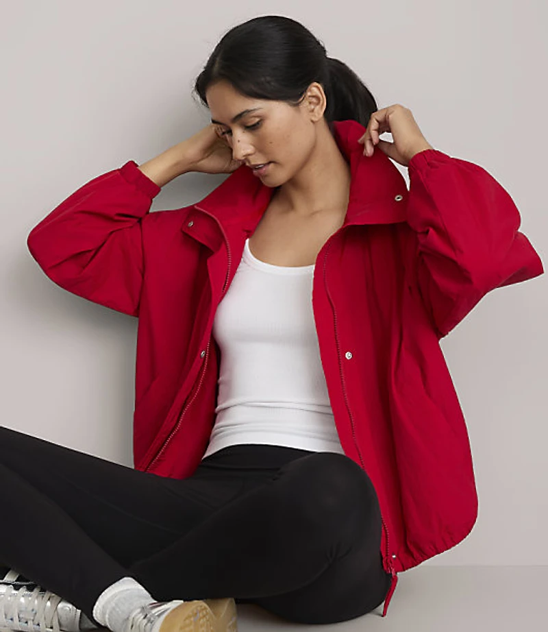 Lou & Grey Funnel Neck Jacket