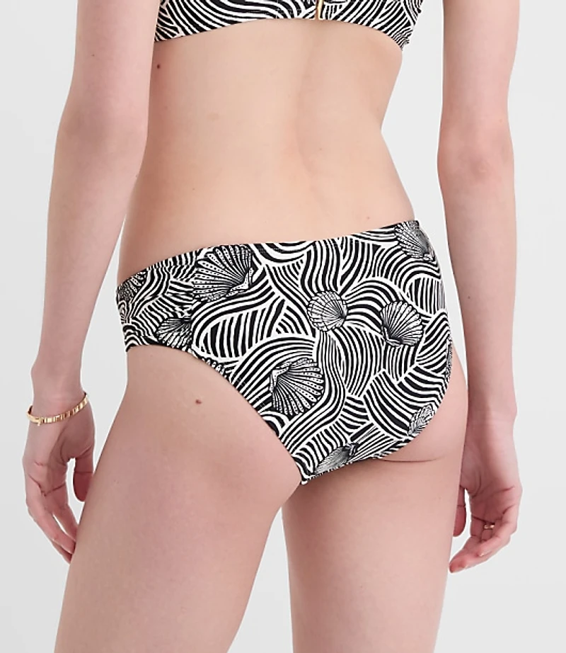 LOFT Beach Seashell Side Ruched Bikini Bottom