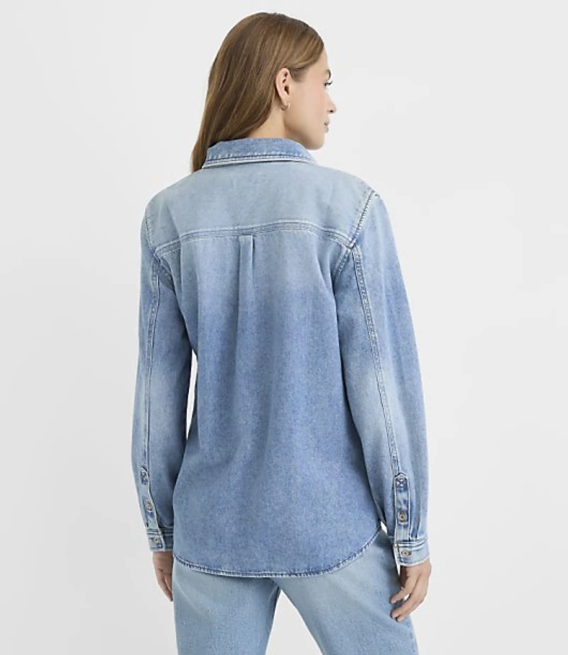 Denim Pocket Shirt Classic Light Indigo Wash