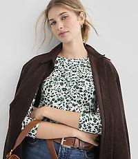 Garden Ruched Top