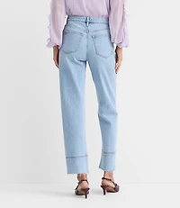 Fresh Cut High Rise Straight Jeans Light Wash Indigo