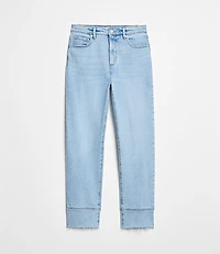 Fresh Cut High Rise Straight Jeans Light Wash Indigo