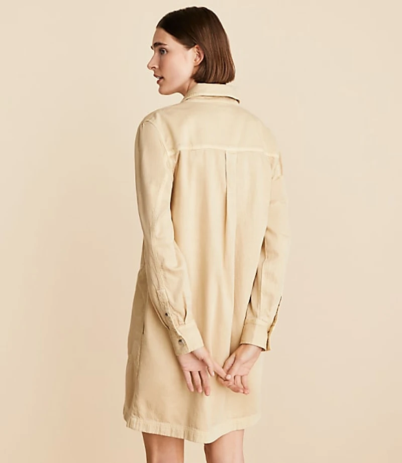Lou & Grey Utility Pocket Shirtdress