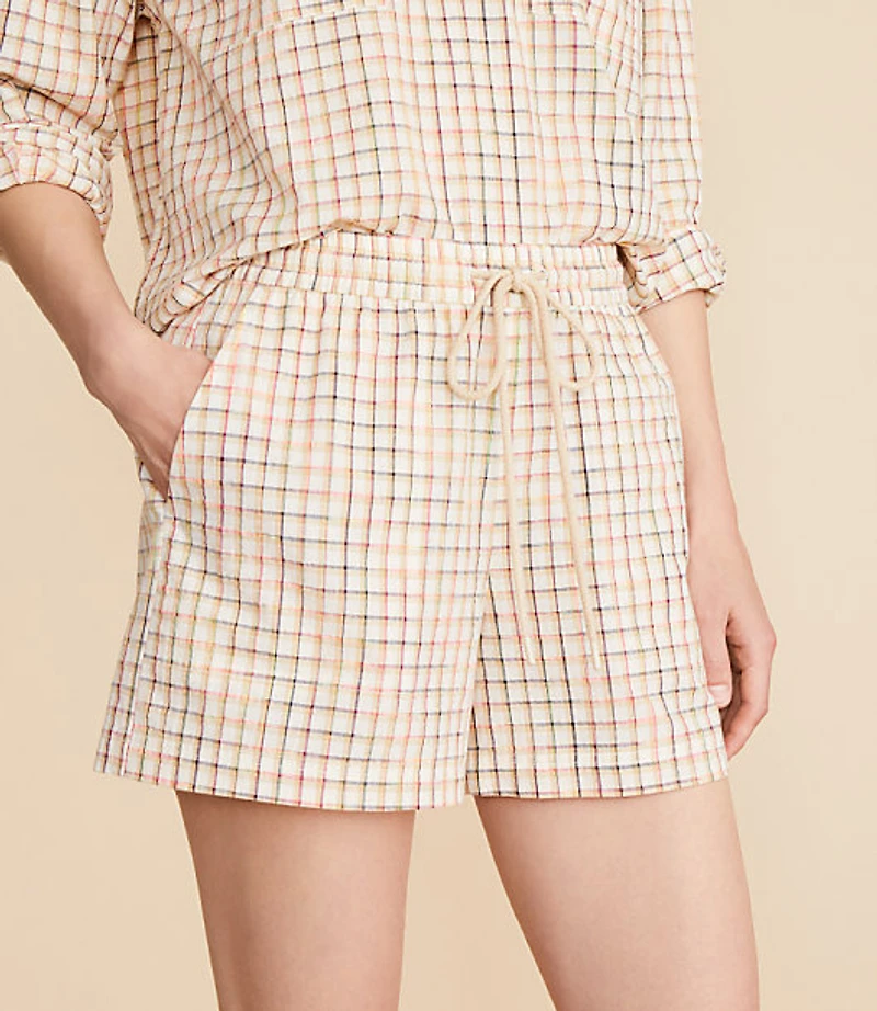 Lou & Grey Plaid Shorts