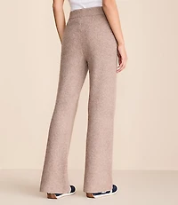 Lou & Grey Heathered Waffle Cloudstitch Wide Leg Pants