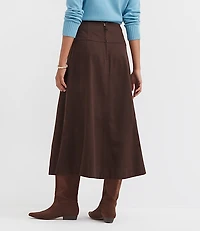 Seamed Midi Skirt