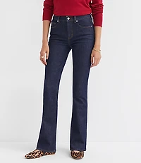 Mid Rise Boot Jeans Classic Rinse Wash