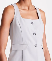 LOFT Versa Seasonless Square Neck Pocket Vest