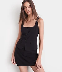 LOFT Versa Seasonless Square Neck Pocket Vest