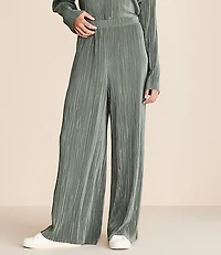 Lou & Grey Pleated Wide Leg Pants