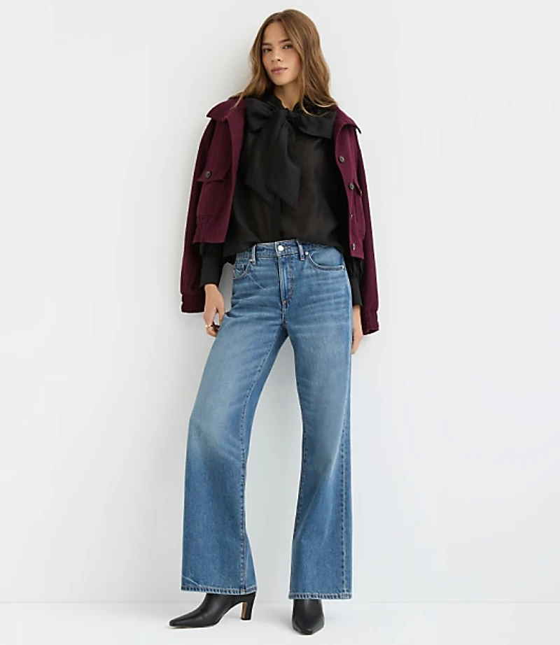 Blouson Sleeve Bow Blouse