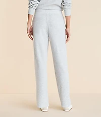 Petite Lou & Grey Heathered Upstate Waffle Wide Leg Pants