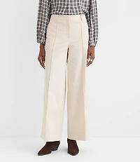 Pintucked Wide Leg Pants