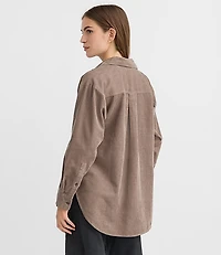 Corduroy Everyday Oversized Pocket Shirt