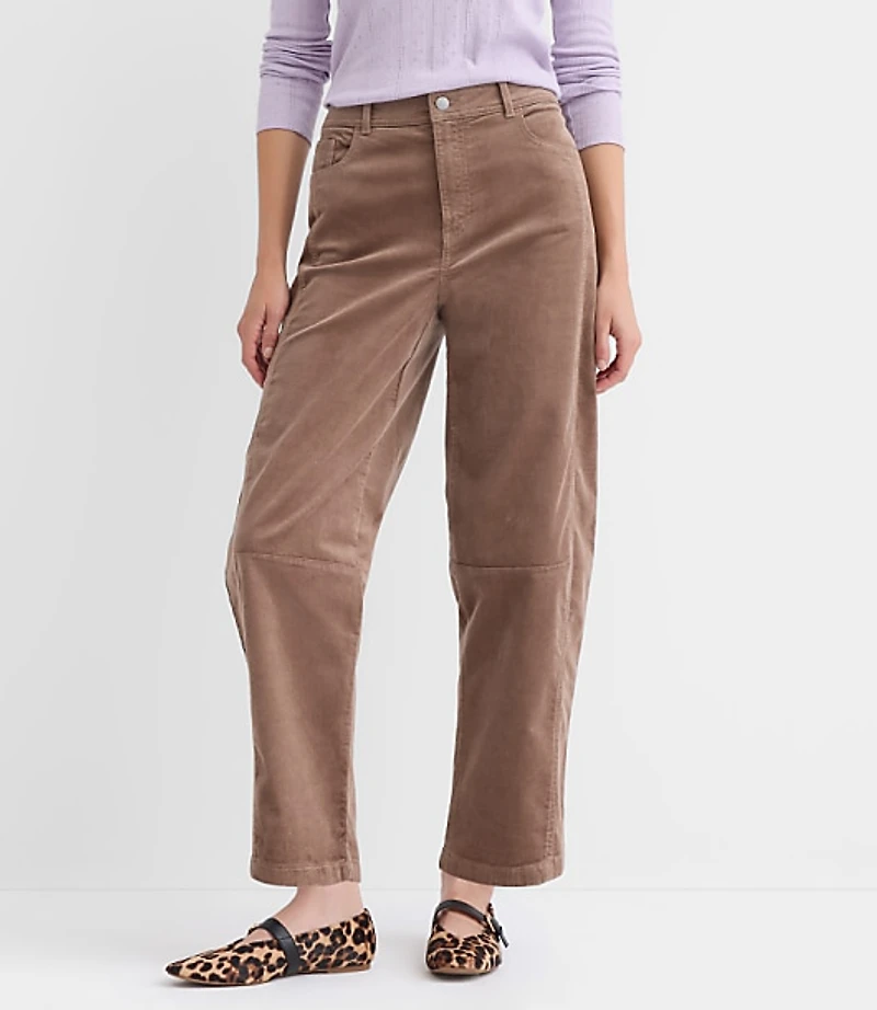 Tall Barrel Corduroy Pants