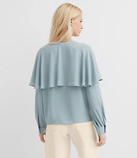 Petite Cape Blouse