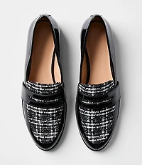 Tweed Penny Loafers