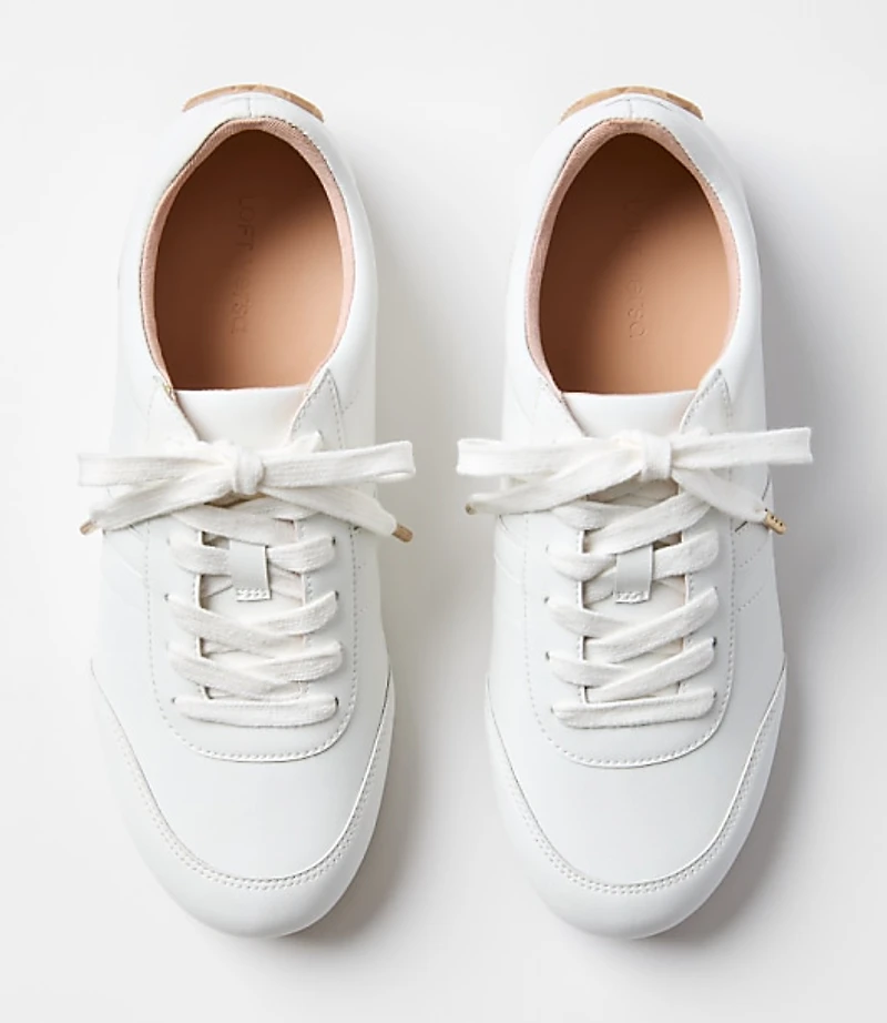 LOFT Versa Leather Sneakers