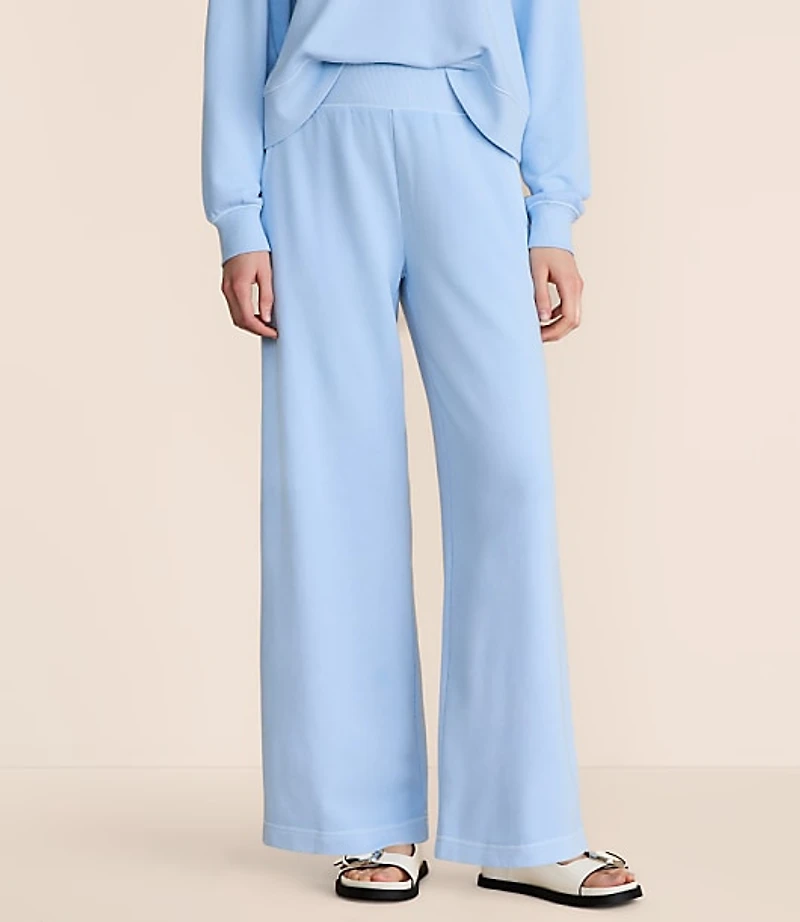 Lou & Grey Terrysoft Wide Leg Sweatpants