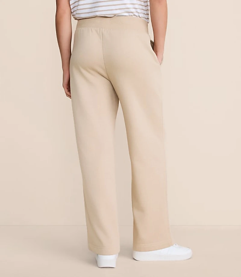 Lou & Grey Elite Fleece Wide Leg Sweatpants