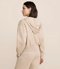 Lou & Grey Piped Elite Fleece Zip Hoodie