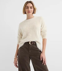 Petite Fuzzy Tunic Sweater