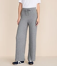 Petite Lou & Grey Cable Sweater Wide Leg Pants