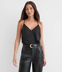 Petite Satin Strappy Cami