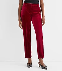 Petite Riviera Slim Pants Velvet