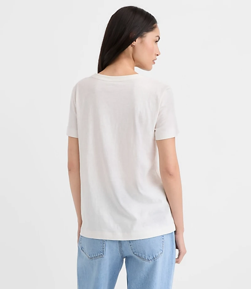 Floral Everyday Crew Tee