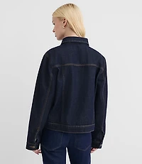 Rivete Petite Denim Trucker Jacket Nova Wash
