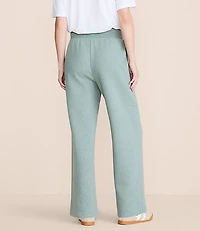 Lou & Grey Heathered Elite Fleece Wide Leg Sweatpants