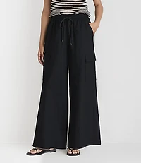 Lou & Grey Linen Cotton Cargo Pants