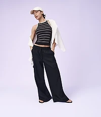 Lou & Grey Linen Cotton Cargo Pants